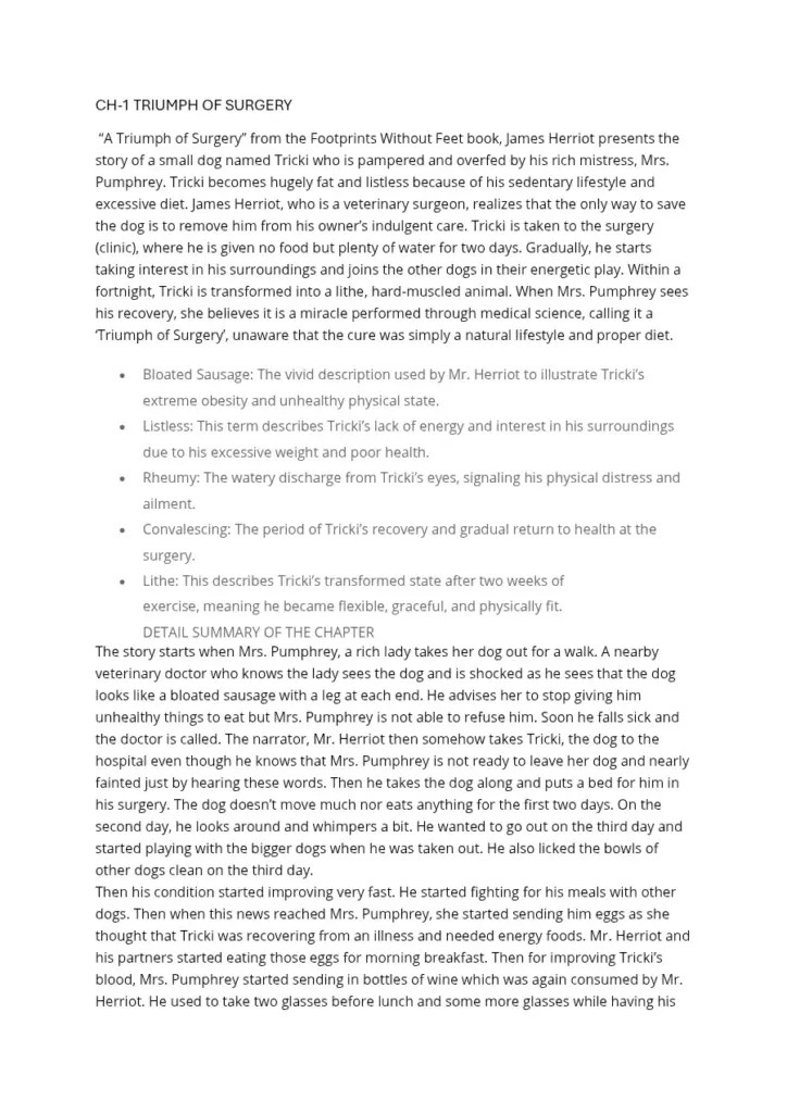 A Triumph of Surgery - Chapter 1