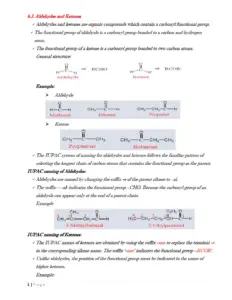 Aldehyde and Ketone: Properties, Preparation, and Reactions