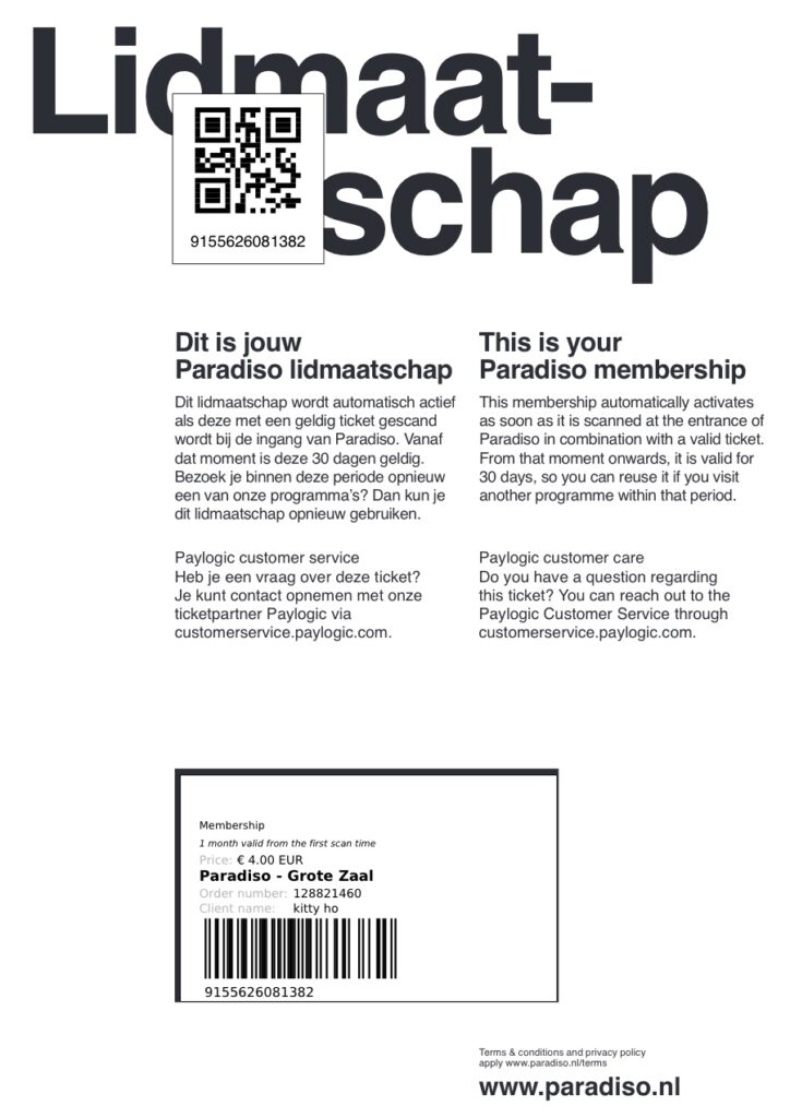 Bea Ticket - Festival Membership