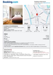 Booking Confirmation for Limehome Utrecht Balijelaan – Reservation #5802447212
