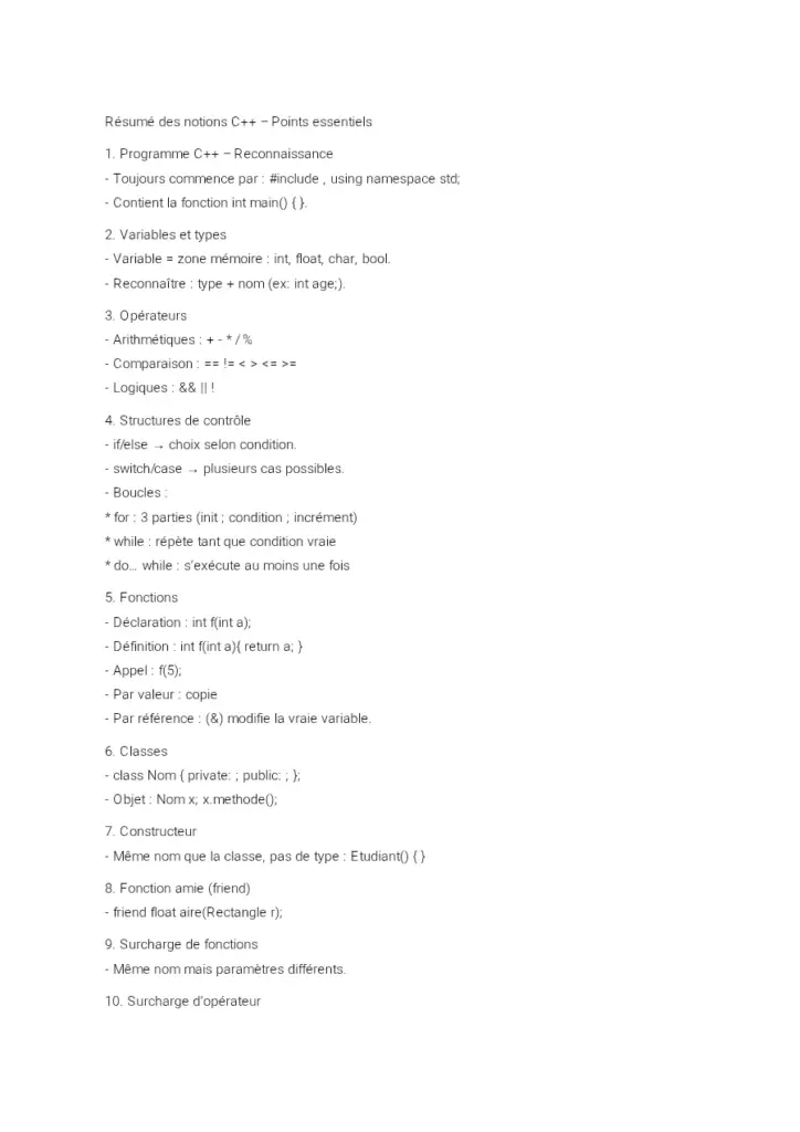 C++ Programming Essentials: Key Concepts and Techniques