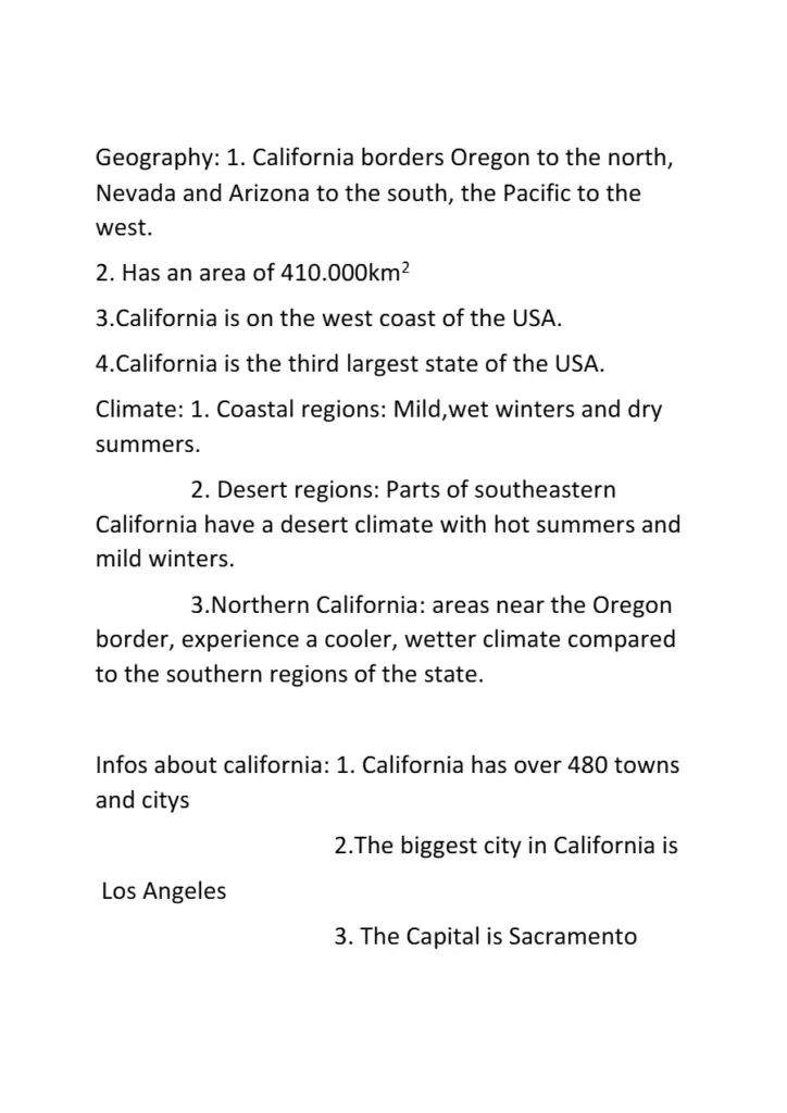 California Geography, Climate, and History Overview