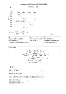 Chemistry Assignment 3 Memo 2025
