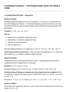 Coordinate Geometry Full Depth.Md