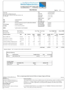 East Africa International Tax Invoice – June 2023