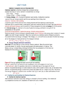 Energy Changes in Electrochemistry – Grade 10 Chemistry Unit 4