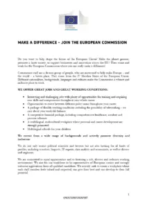 European Commission Vacancy Notice ENER COM 2026 987