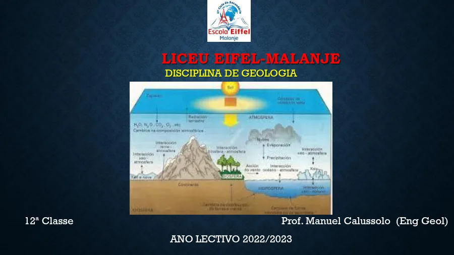 Geodinâmica Externa - Formação de Glaciares e Hidrogeologia