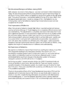 My Journey by Yonas Nuguse – Harvard ’29