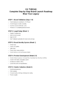 Upload OG Thread Detailed Roadmap