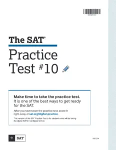 SAT Practice Test 10 Digital