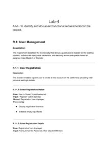 User Management and Course Management in Java – Lab 4