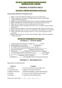 3 HOUR PPS 3018 REMEDIAL CLASS ASSIGNMENT