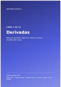 Aprobar Mates 1 Libro 02 Derivadas