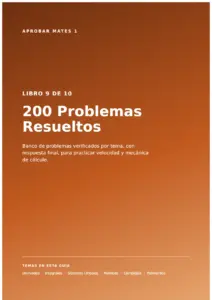 Aprobar Mates 1 Libro 09 200 Problemas Resueltos