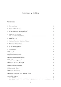 Day7 Functions