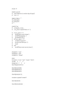 For Loop ,List And Tupple (1)