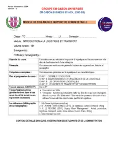 Logistique