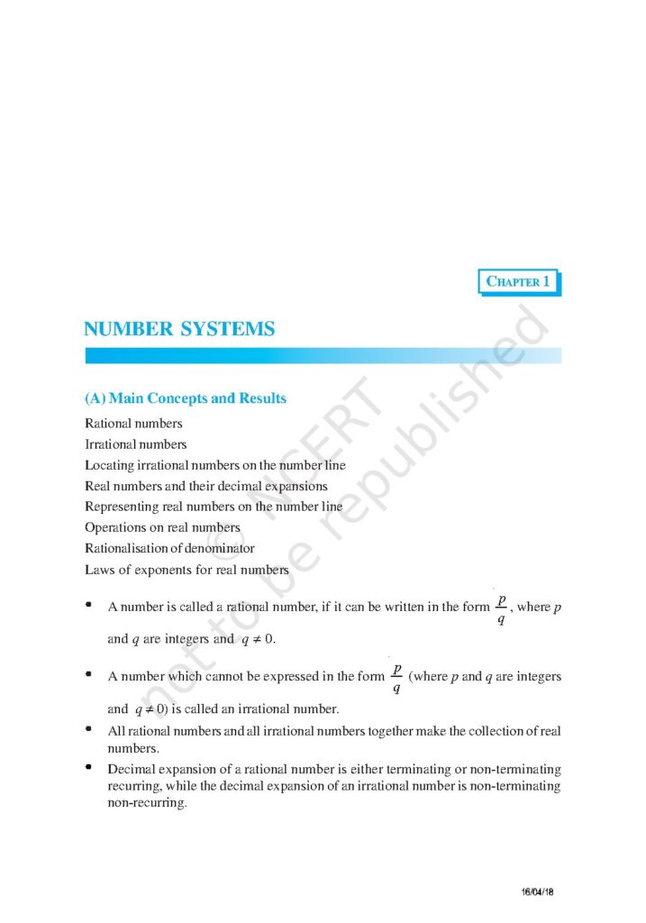 Class 9 Maths 1