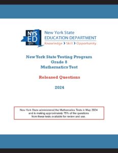 NYS Grade 8 Mathematics Test Released Questions