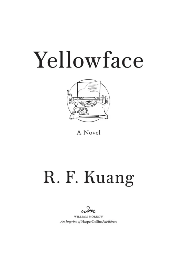 Yellowface by Rebecca F Kuang — Figure 1