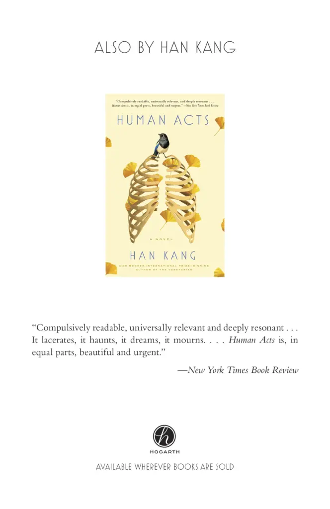 The Vegetarian by Han Kang — Figure 2