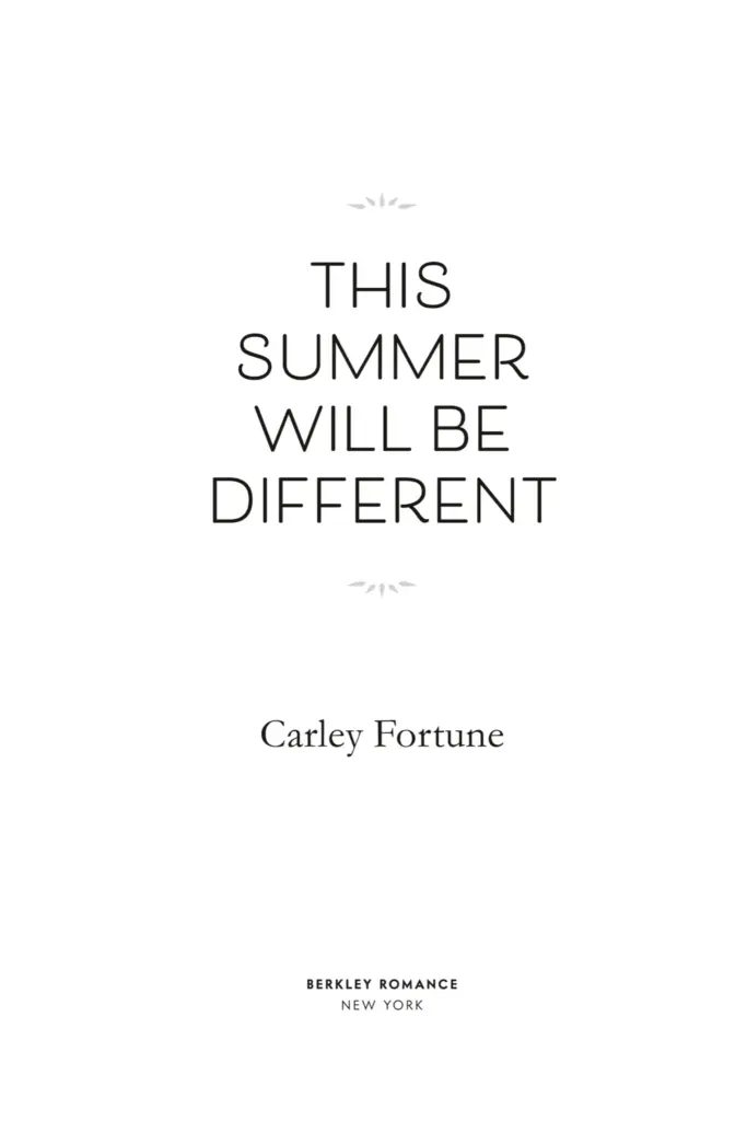 This Summer Will Be Different by Carley Fortune — Figure 1
