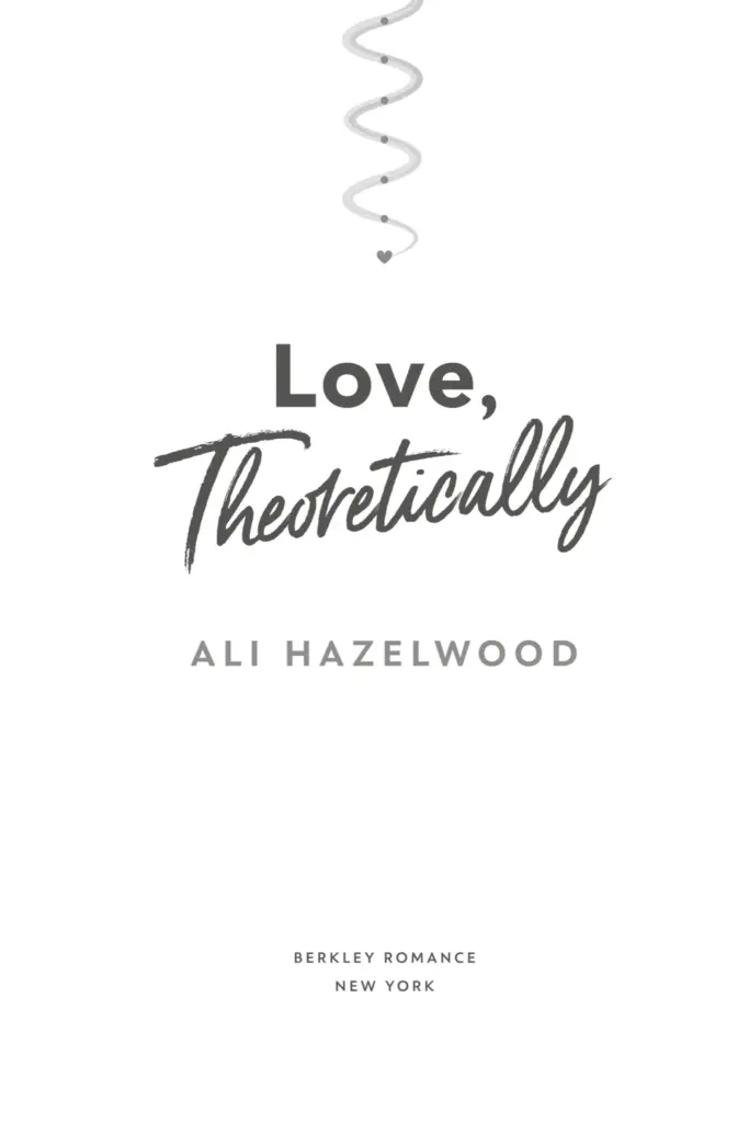 Love Theoretically by Ali Hazelwood — Figure 1