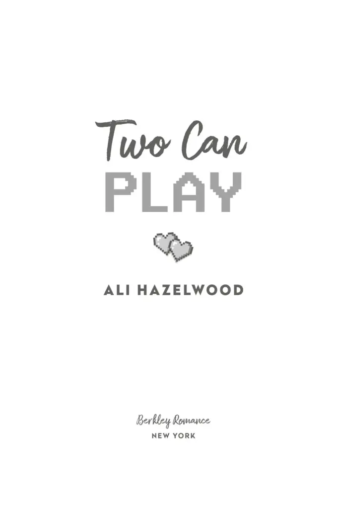 Two Can Play by Ali Hazelwood — Figure 1