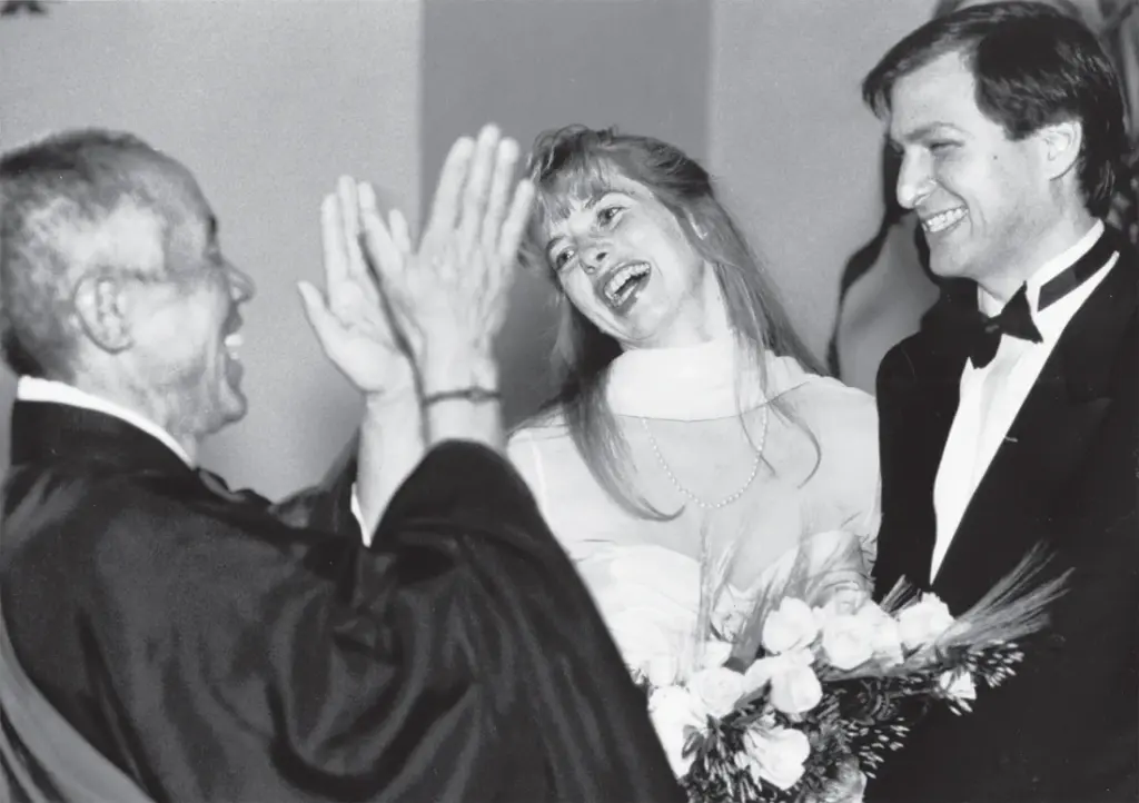 e wedding ceremony, 1991: Kobun Chino, Steve’s S