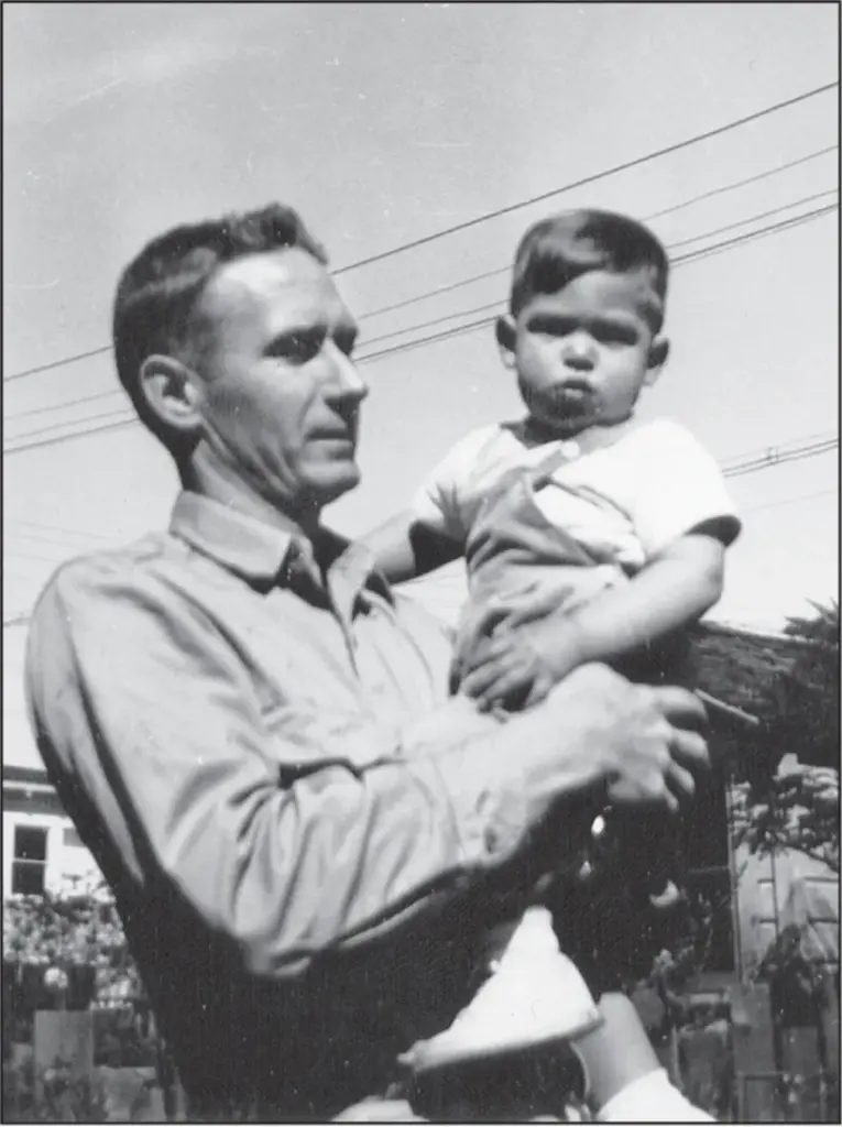 Paul Jobs with Steve, 1956