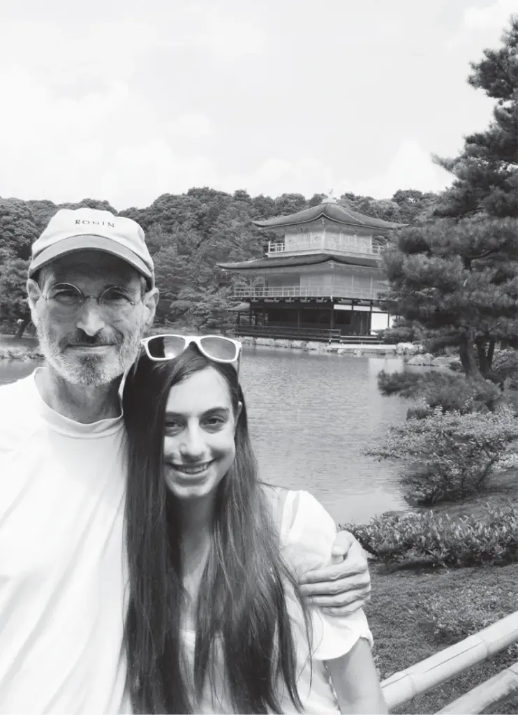 With Erin in Kyoto, 2010: Like Reed and Lisa, she got a special trip to Japan with her father.