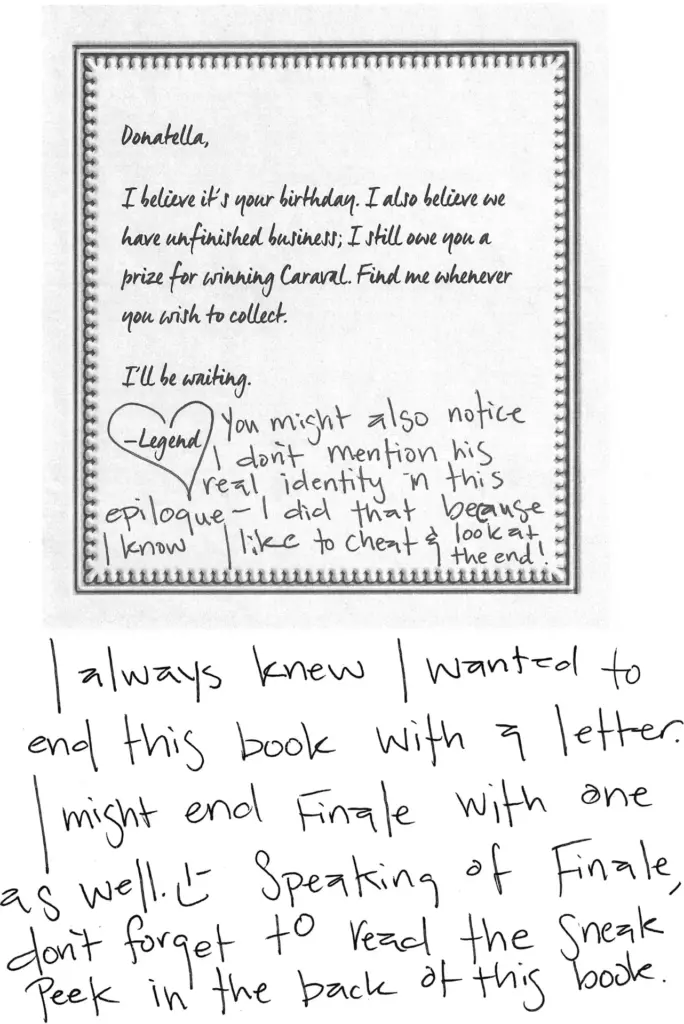 Legendary by Stephanie Garber - Caraval Book 2 — Figure 15