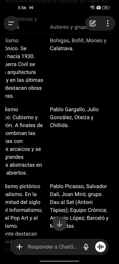 13. Informe sobre una obra del siglo XX