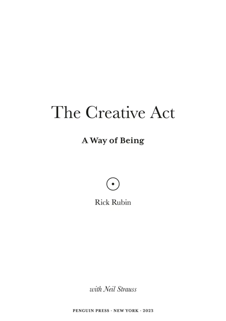 The Creative Act: A Way of Being — Figure 1