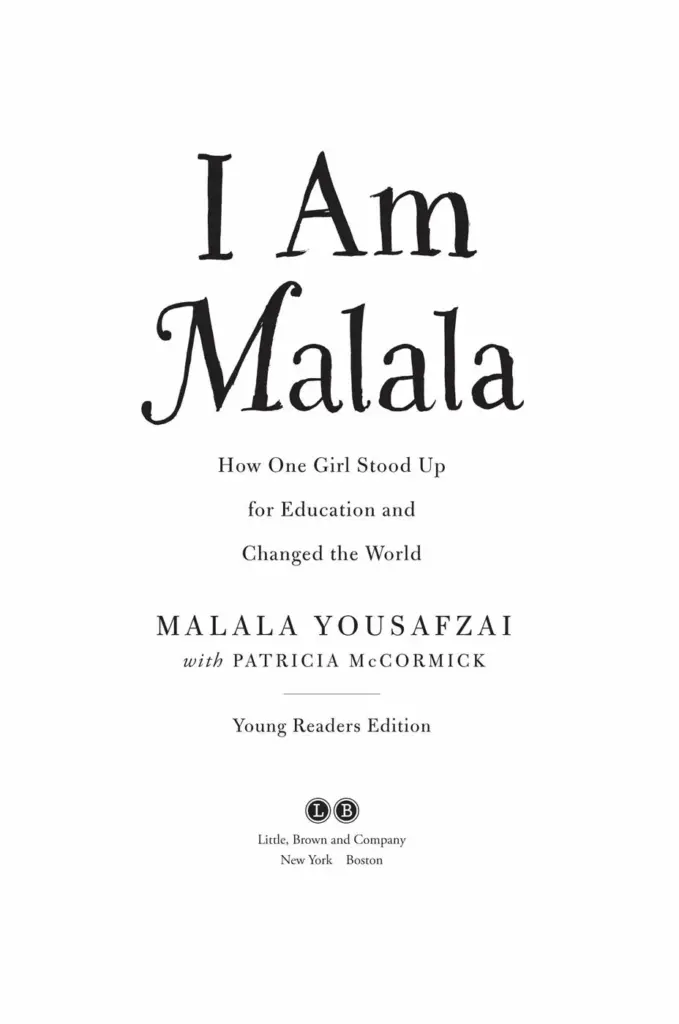 I Am Malala: The Girl Who Stood Up for Education and Was Shot by the Taliban — Figure 1