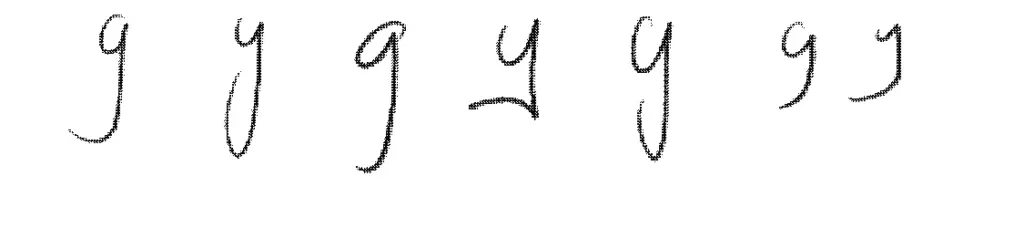 Lower loops that are incomplete.  This signifies the presence of frustration in areas such as