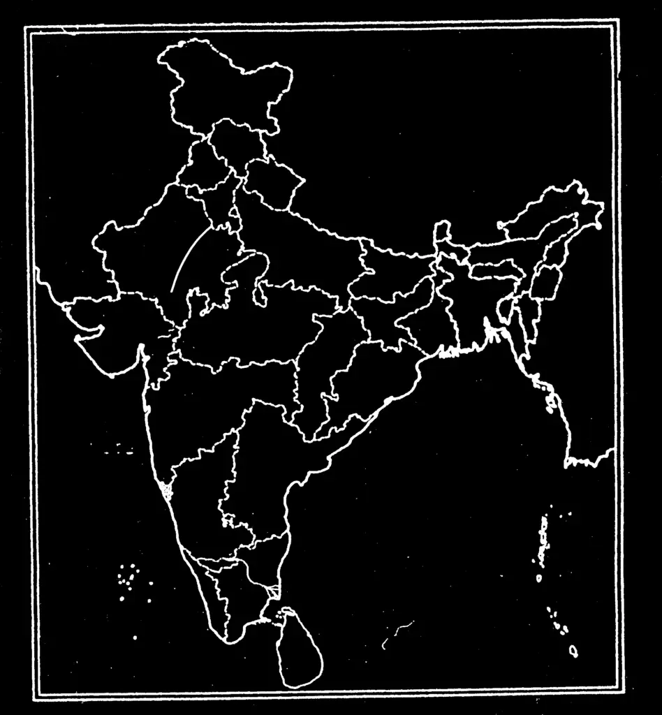 Social Science Class IX Summative Assessment 1 October 2011 — 31.2. Locate and label the following on the same political outline map of India.