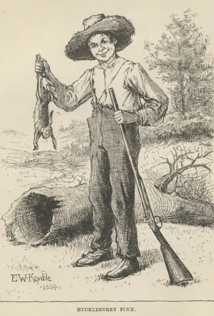 Adventures of Huckleberry Finn by Mark Twain — Figure 1
