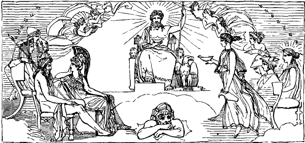 The Iliad of Homer - Translated by Alexander Pope — The tame spectators of his deeds of war.