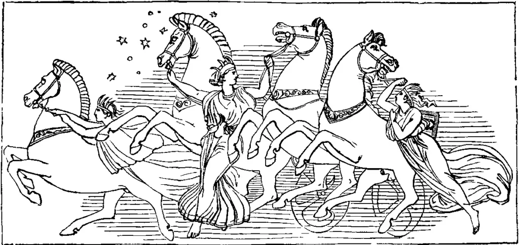 THE HOURS TAKING THE HORSES FROM JUNO’S CAR