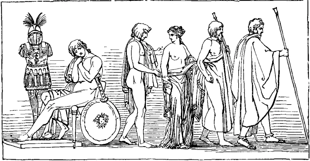 THE DEPARTURE OF BRISEIS FROM THE TENT OF