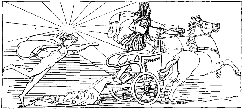 HECTOR’S BODY AT THE CAR OF ACHILLES