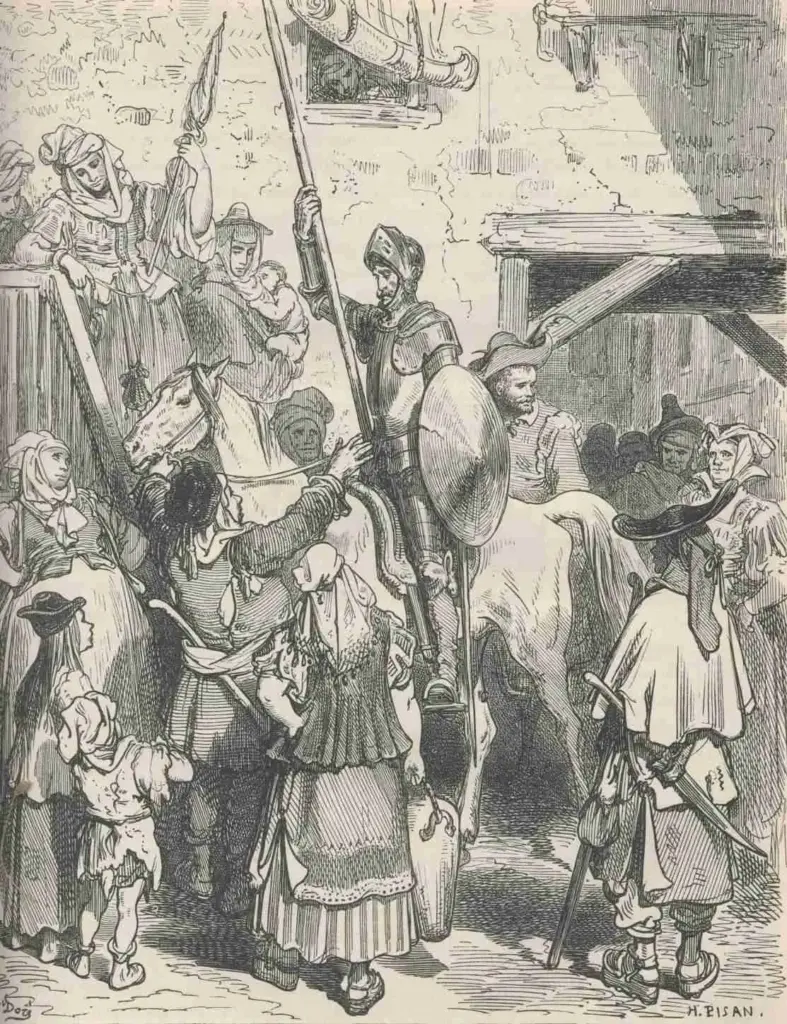 Don Quixote by Miguel de Cervantes — “Then this is an inn?” said Don Quixote.
