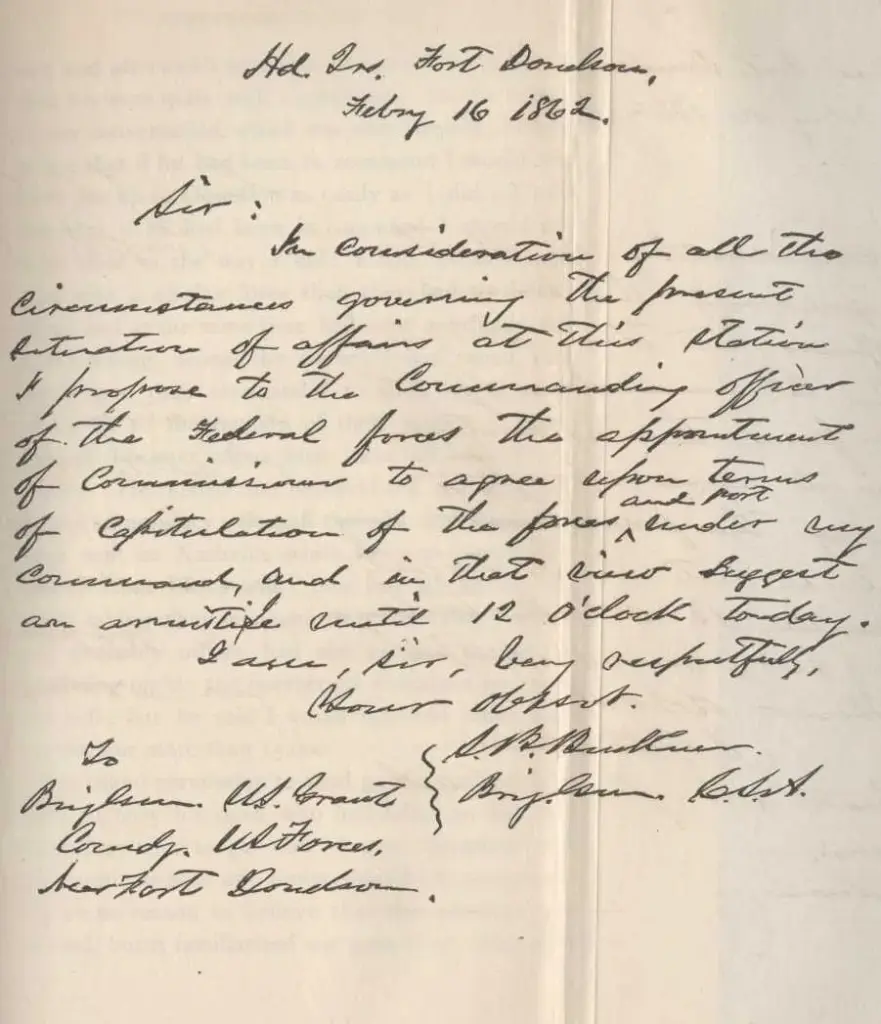 Personal Memoirs of U. S. Grant by Ulysses S. Grant — S. B. BUCKNER,
