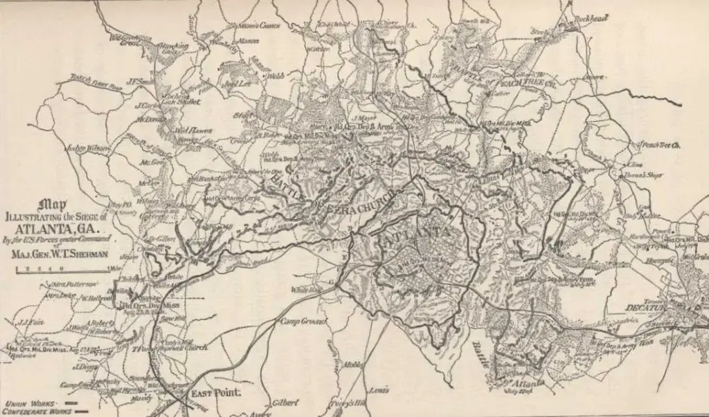 About the same time Wheeler got upon our railroad north of Resaca and