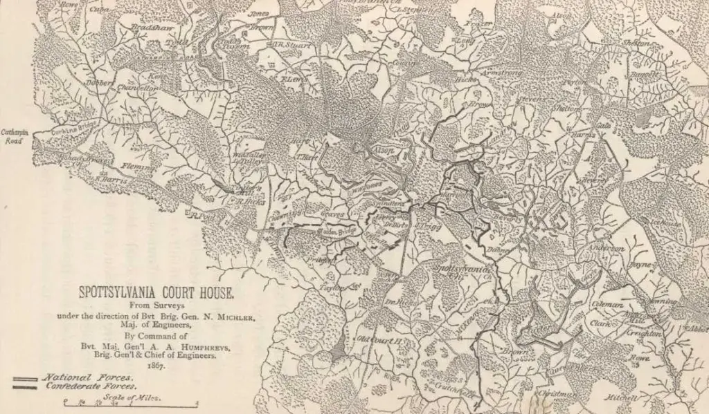 By  noon  of  the  9th  the  position  of  the  two  armies  was  as  follows:  Lee