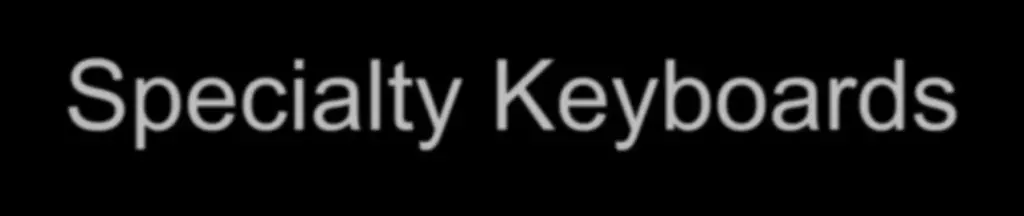 Notebook keyboard.
