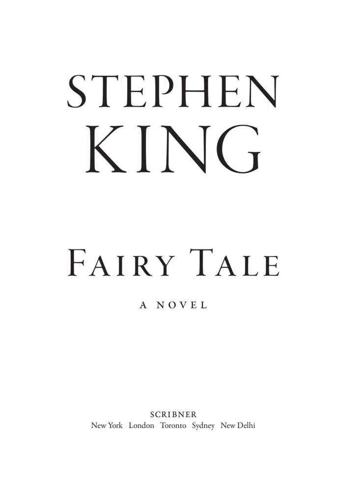 Fairy Tale by Stephen King — Figure 1