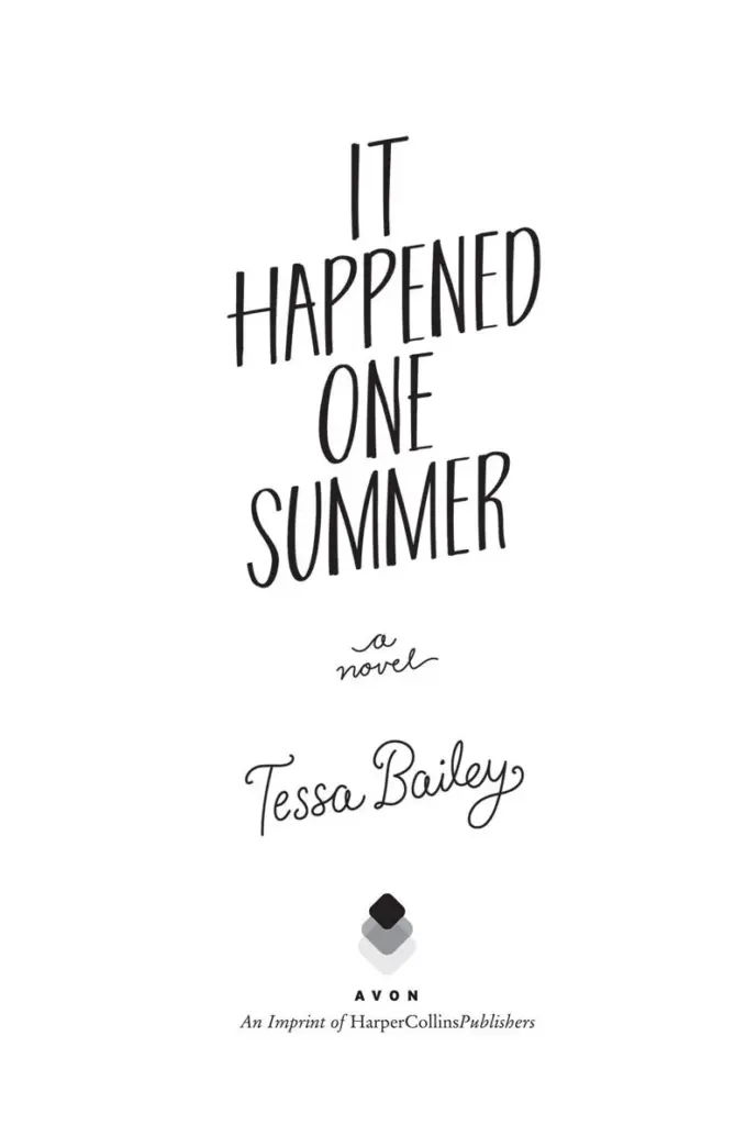 It Happened One Summer by Tessa Bailey — Figure 2